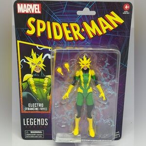 Marvel Legends Series Electro (Francine Frye), Retro Comics Action Figure